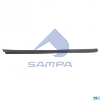 1 029 р. Уплотнитель стекла SCANIA 4,P,R,T двери SAMPA SAMPA 18400118  с доставкой в г. Кемерово. Увеличить фотографию 1