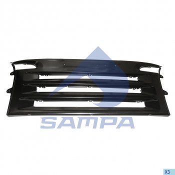 9 899 р. Решетка радиатора SCANIA P,R series верхняя SAMPA SAMPA 18400127 SAMPA 18400127  с доставкой в г. Кемерово. Увеличить фотографию 1