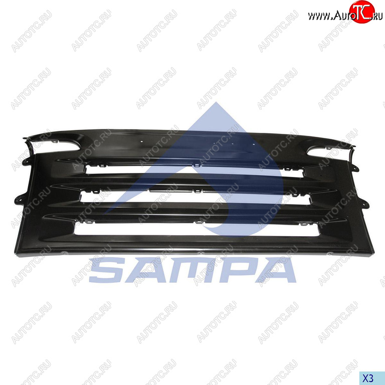 9 899 р. Решетка радиатора SCANIA P,R series верхняя SAMPA SAMPA 18400127 SAMPA 18400127  с доставкой в г. Кемерово