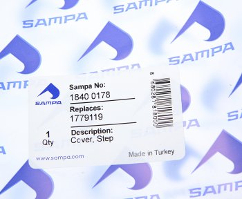 959 р. Накладка SCANIA подножки правая SAMPA SAMPA 18400178  с доставкой в г. Кемерово. Увеличить фотографию 3