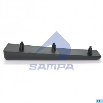 529 р. Накладка подножки SCANIA правая SAMPA SAMPA 18400180  с доставкой в г. Кемерово. Увеличить фотографию 1