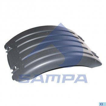 2 049 р. Крыло SCANIA P,R,4 series заднее средняя часть SAMPA SAMPA 18400255  с доставкой в г. Кемерово. Увеличить фотографию 1