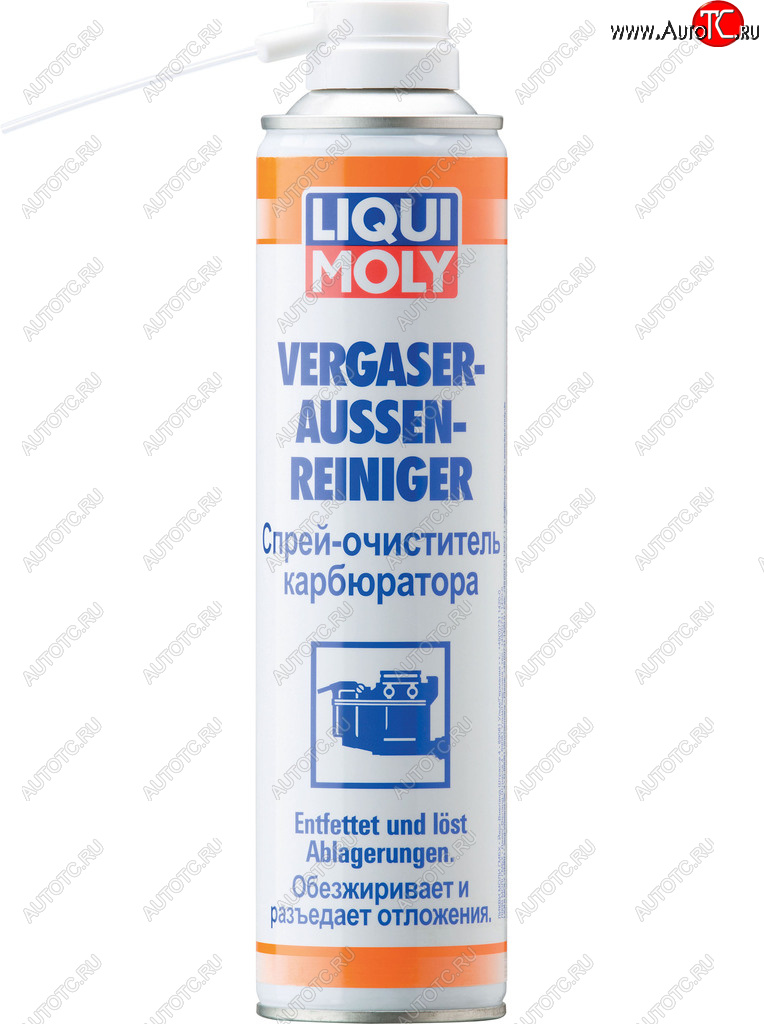 1 159 р. Очиститель карбюратора аэрозоль 400мл LIQUI MOLY LIQUI MOLY 1844  с доставкой в г. Кемерово