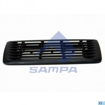 5 549 р. Решетка радиатора DAF LF45,95XF,85CF series нижняя SAMPA SAMPA 18500002  с доставкой в г. Кемерово. Увеличить фотографию 1