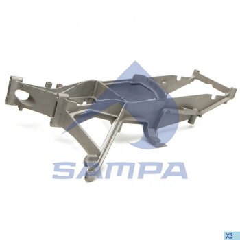 6 999 р. Кронштейн DAF F95,105XF крепления фары левой SAMPA SAMPA 18500092  с доставкой в г. Кемерово. Увеличить фотографию 1