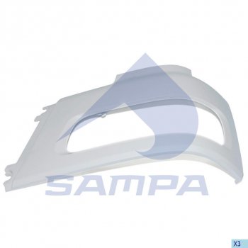 1 189 р. Облицовка DAF фары левой SAMPA SAMPA 18500101  с доставкой в г. Кемерово. Увеличить фотографию 1