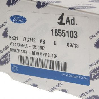 3 899 р. Элемент зеркальный FORD Transit (14-) левый (дополнительный) OE FORD 1855103  с доставкой в г. Кемерово. Увеличить фотографию 4