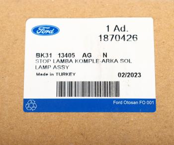8 499 р. Фонарь задний FORD Transit (14-) левый OE FORD 1870426  с доставкой в г. Кемерово. Увеличить фотографию 5