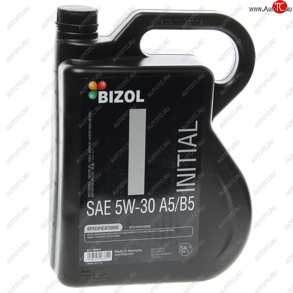 5 449 р. Масло моторное INITIAL HC 5W30 синт.5л BIZOL BIZOL 188331  с доставкой в г. Кемерово