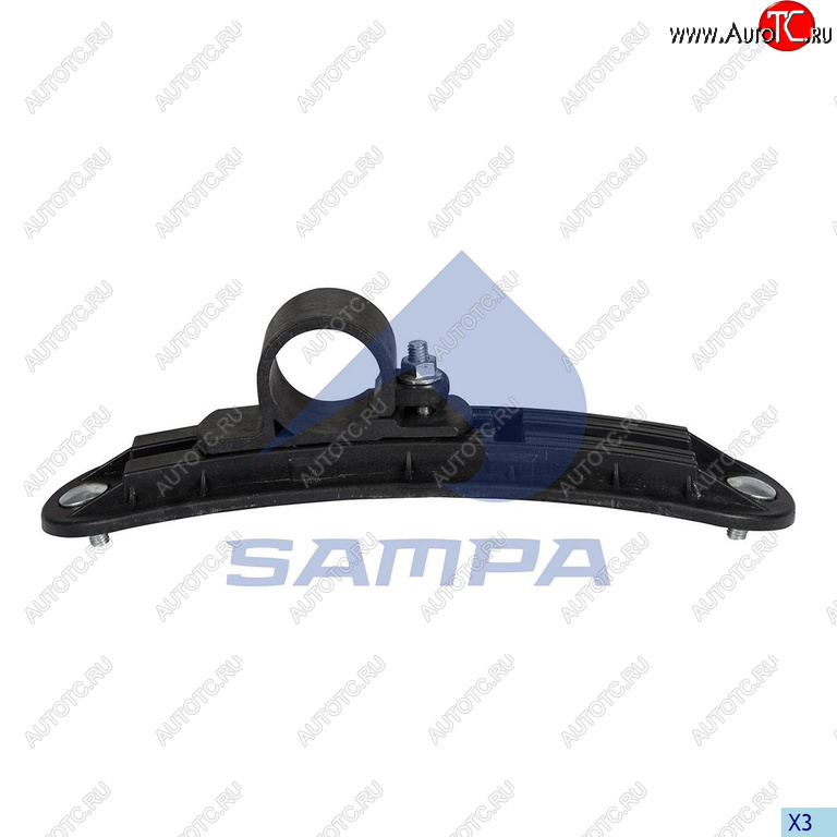 339 р. Крепление брызговика грузовое универсальное d=42мм (пластик) SAMPA SAMPA 18950020  с доставкой в г. Кемерово