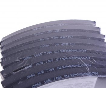 2 979 р. Накладка тормозной колодки VOLVO FH (410x223) стандарт 112 отв. 6.35x15.9 L10  93685 (8шт.) TEXTAR TEXTAR 1906802  с доставкой в г. Кемерово. Увеличить фотографию 2