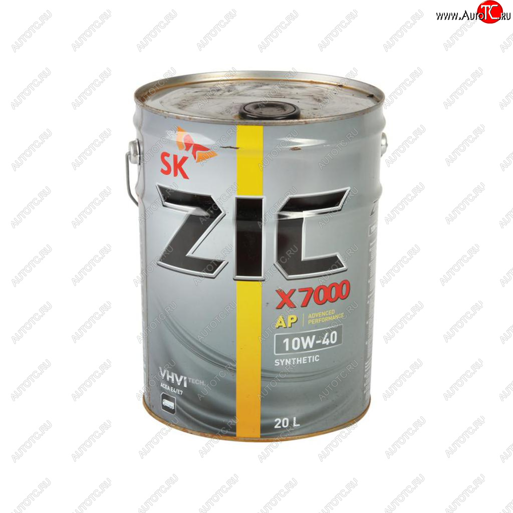 16 899 р. Масло дизельное X7000 AP CI-4SLE7E4 10W40 синт.20л ZIC ZIC 192606  с доставкой в г. Кемерово
