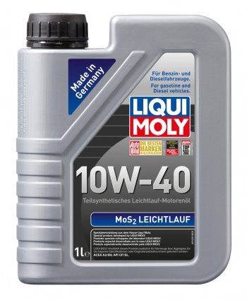 1 949 р. Масло моторное MoS2 LEICHTLAUF 10W40 псинт.1л LIQUI MOLY LIQUI MOLY 1930  с доставкой в г. Кемерово. Увеличить фотографию 1