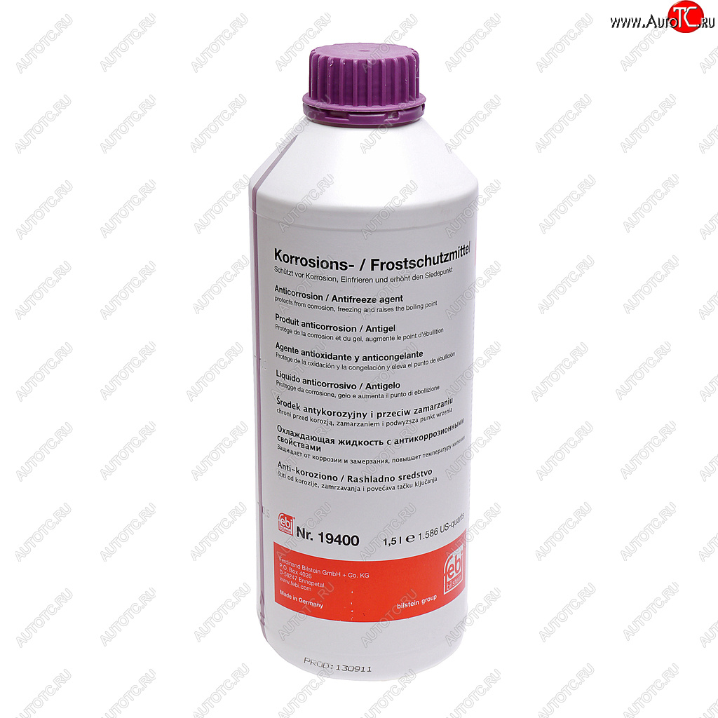 1 029 р. Антифриз фиолетовый концентрат 1.5л G012+ Plus FEBI FEBI 19400  с доставкой в г. Кемерово