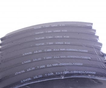 7 999 р. Накладка тормозной колодки MAN MERCEDES (410x223) 1-й рем. 64 отв. 8x18  93059 (8шт.) TEXTAR TEXTAR 1949604  с доставкой в г. Кемерово. Увеличить фотографию 2