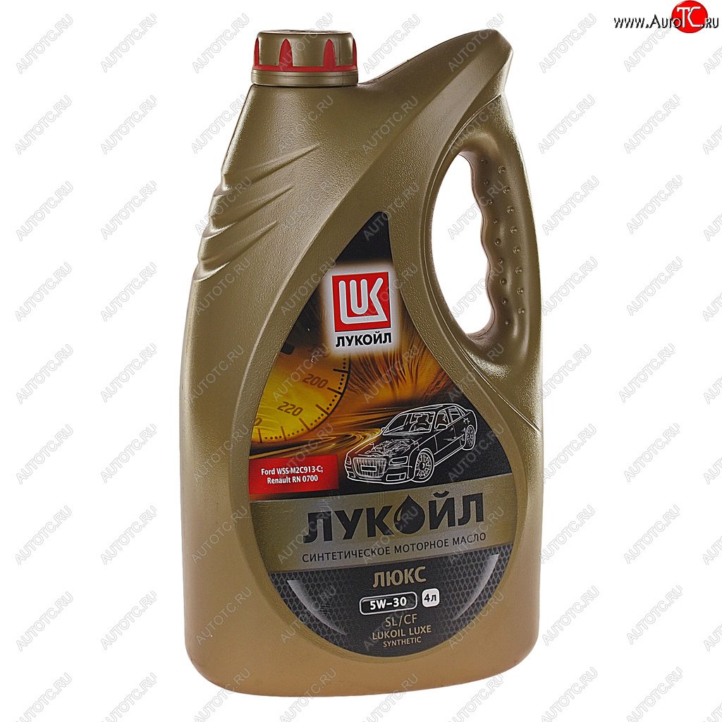 2 499 р. Масло моторное ЛЮКС A5B5A1B1SLCF 5W30 синт.4л ЛУКОЙЛ LUKOIL 196256  с доставкой в г. Кемерово