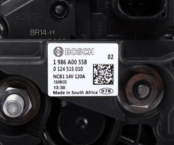 48 999 р. Генератор VW Polo (01-09),Transporter (03-09) AUDI A3 (96-03) SKODA Octavia (96-10) (120A,14V) BOSCH BOSCH 1986a00558  с доставкой в г. Кемерово. Увеличить фотографию 5