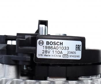 31 849 р. Генератор RENAULT Magnum VOLVO FH12,FM12 (28В,110A) BOSCH BOSCH 1986a01033  с доставкой в г. Кемерово. Увеличить фотографию 4