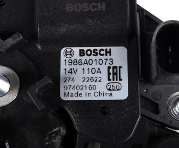 27 649 р. Генератор VW Polo (10-) SKODA Rapid (12-) BOSCH BOSCH 1986a01073  с доставкой в г. Кемерово. Увеличить фотографию 5