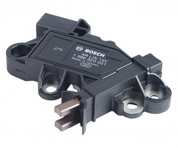 7 999 р. Реле регулятор VOLVO XC60 напряжения генератора BOSCH BOSCH 1986ae0051 BOSCH 1986ae0051  с доставкой в г. Кемерово. Увеличить фотографию 1