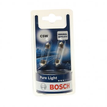 149 р. Лампа 12V C5W SV8.5-8 блистер (2шт.) Pure Light BOSCH BOSCH 1987301004  с доставкой в г. Кемерово. Увеличить фотографию 1