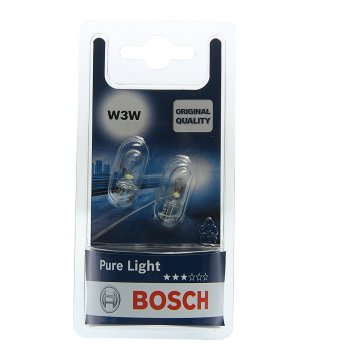 152 р. Лампа 12V W3W W2.1х9.5d блистер (2шт.) Pure Light BOSCH BOSCH 1987301028  с доставкой в г. Кемерово. Увеличить фотографию 1