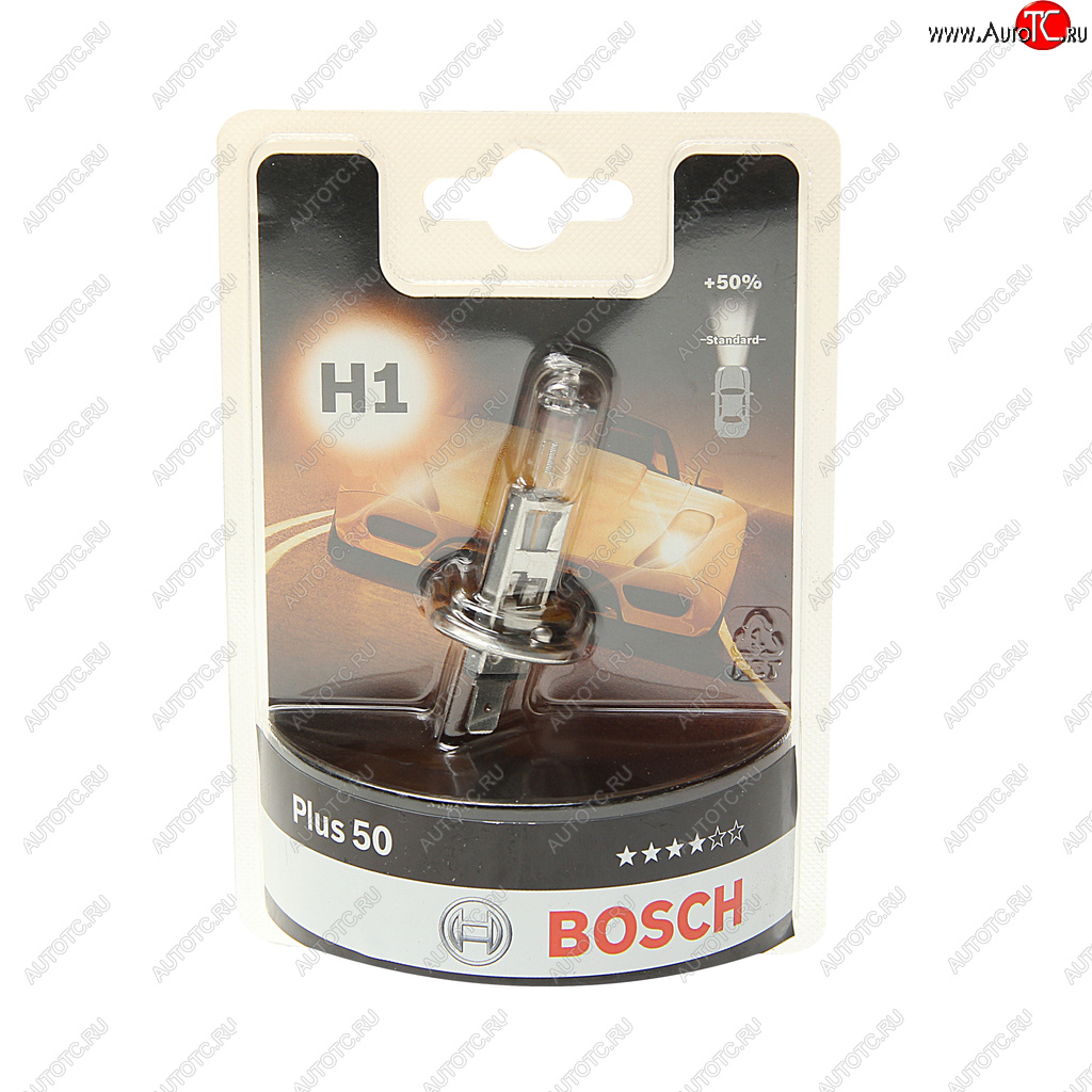 275 р. Лампа 12V H1 55W P14.5s +50% блистер (1шт.) Plus 50 BOSCH BOSCH 1987301041  с доставкой в г. Кемерово