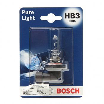 699 р. Лампа 12V HB3 60W P20d блистер (1шт.) Pure Light BOSCH BOSCH 1987301062  с доставкой в г. Кемерово. Увеличить фотографию 1
