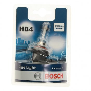 519 р. Лампа 12V HB4 51W P22d блистер (1шт.) Pure Light BOSCH BOSCH 1987301063  с доставкой в г. Кемерово. Увеличить фотографию 1