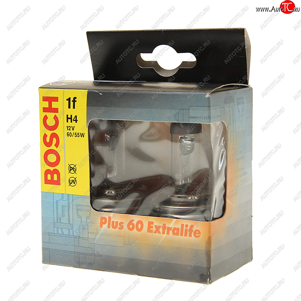 1 879 р. Лампа 12V H4 6055W P43t +60% (2шт.) Pure Light BOSCH BOSCH 1987301070  с доставкой в г. Кемерово
