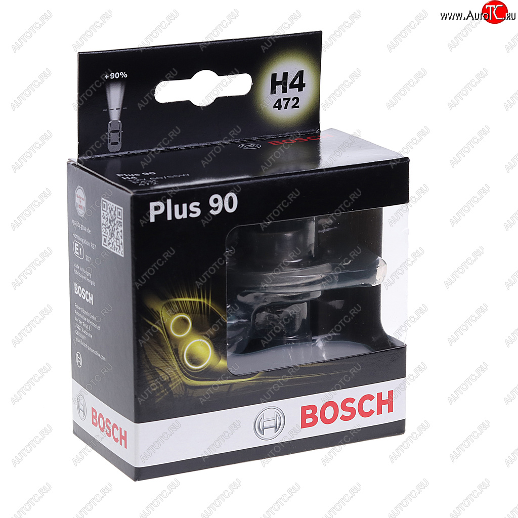 1 939 р. Лампа 12V H4 6055W P43t +90% блистер (2шт.) Plus 90 BOSCH BOSCH 1987301074  с доставкой в г. Кемерово