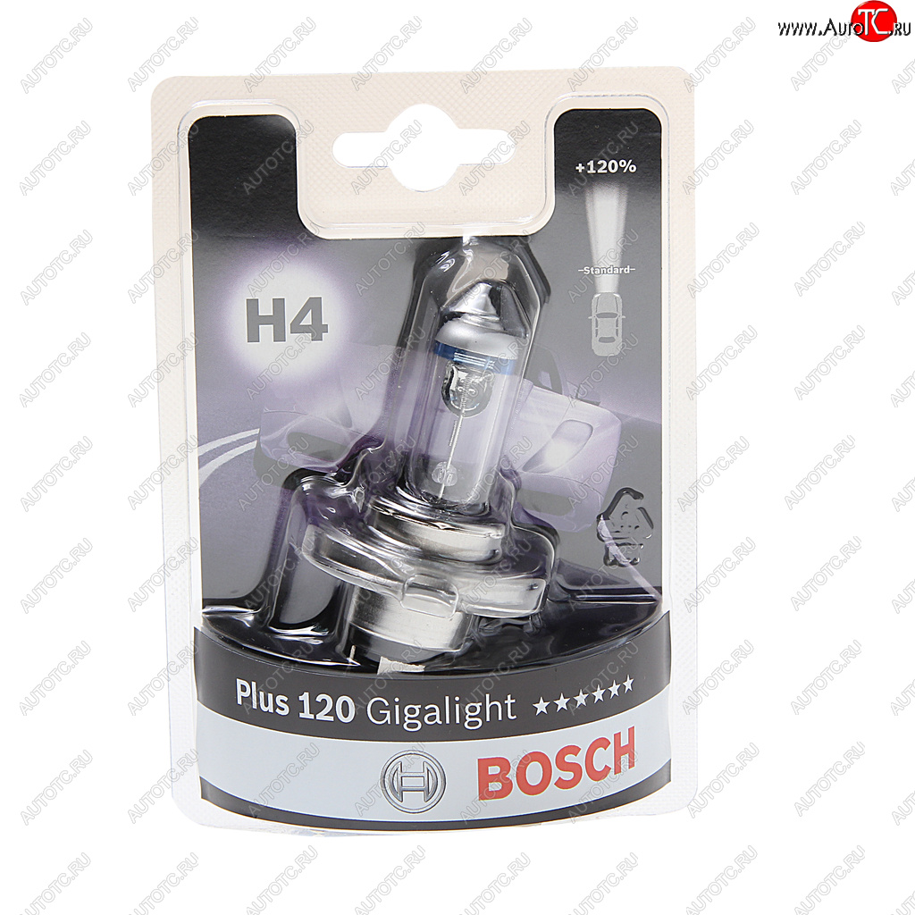 619 р. Лампа 12V H4 6055W P43t +120% блистер (1шт.) Gigalight Plus 120 BOSCH BOSCH 1987301109  с доставкой в г. Кемерово