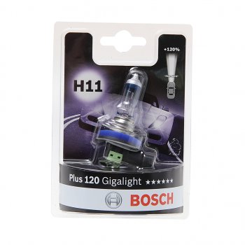 1 159 р. Лампа 12V H11 55W PGJ19-2 +120% блистер (1шт.) Gigalight BOSCH BOSCH 1987301133  с доставкой в г. Кемерово. Увеличить фотографию 1
