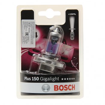 1 069 р. Лампа 12V H4 6055W P43t +150% блистер (1шт.) Gigalight BOSCH BOSCH 1987301136  с доставкой в г. Кемерово. Увеличить фотографию 1