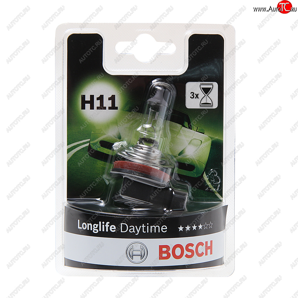 799 р. Лампа 12V H11 55W PGJ19-2 блистер (1шт.) Longlife Daytime BOSCH BOSCH 1987301340  с доставкой в г. Кемерово