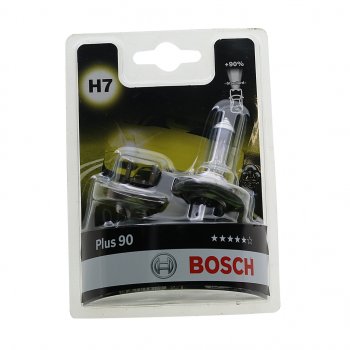 1 379 р. Лампа 12V H7 55W PX26d +90% блистер (2шт.) Plus 90 BOSCH BOSCH 1987301423  с доставкой в г. Кемерово. Увеличить фотографию 1