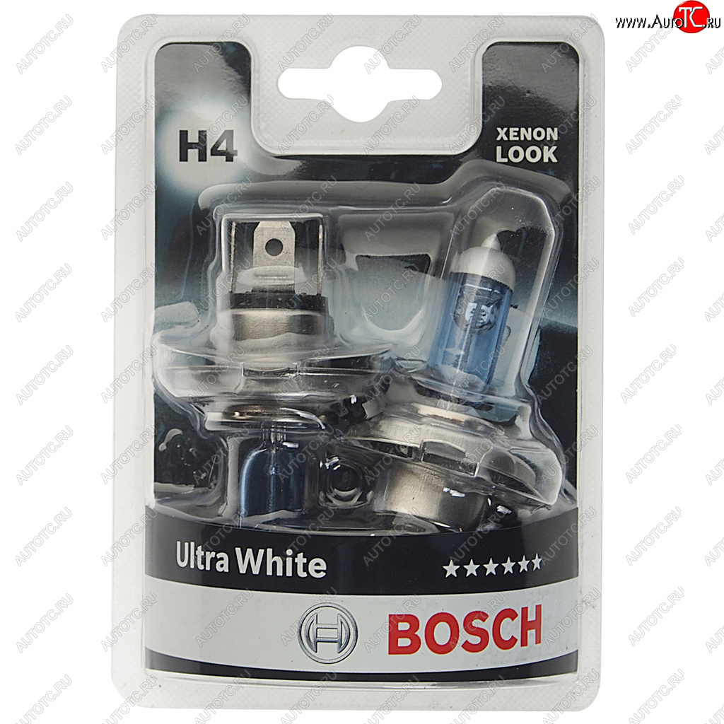 1 099 р. Лампа 12V H4 6055W P43t (2шт.) Ultra White BOSCH BOSCH 1987301440  с доставкой в г. Кемерово