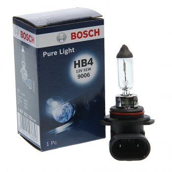 459 р. Лампа 12V HB4 51W P22d Pure Light BOSCH BOSCH 1987302153  с доставкой в г. Кемерово. Увеличить фотографию 1