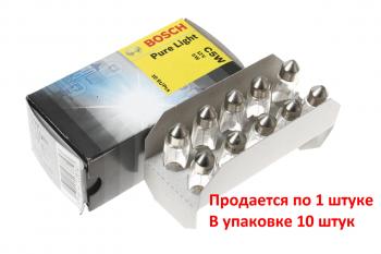 48 р. Лампа 12V C5W SV8.5-8 35мм Pure Light BOSCH BOSCH 1987302211  с доставкой в г. Кемерово. Увеличить фотографию 2