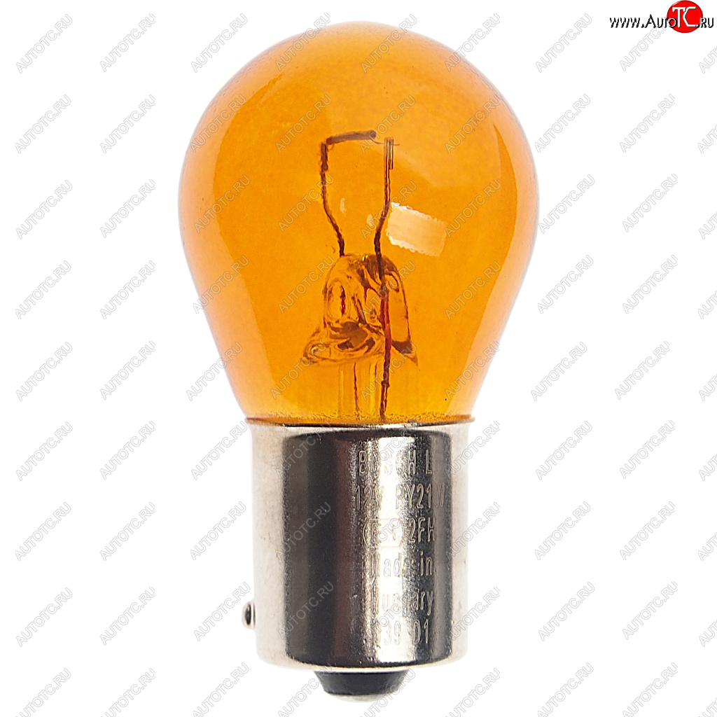 99 р. Лампа 12V PY21W BAU15s желтая Pure Light BOSCH BOSCH 1987302213  с доставкой в г. Кемерово