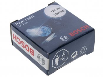 76 р. Лампа 12V 2W BX8.4d Pure Light BOSCH BOSCH 1987302236  с доставкой в г. Кемерово. Увеличить фотографию 3