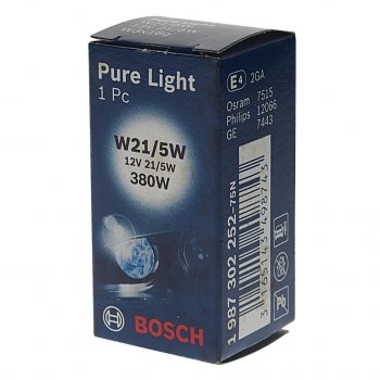 189 р. Лампа 12V W215W W3x16q Pure Light BOSCH BOSCH 1987302252  с доставкой в г. Кемерово. Увеличить фотографию 2