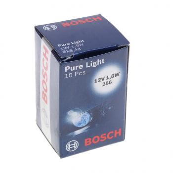 114 р. Лампа 12V W1.5W W2x4.6d Pure Light BOSCH BOSCH 1987302255  с доставкой в г. Кемерово. Увеличить фотографию 4