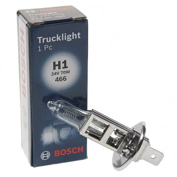 257 р. Лампа 24V H1 70W P14.5s Trucklight BOSCH BOSCH 1987302411  с доставкой в г. Кемерово. Увеличить фотографию 1