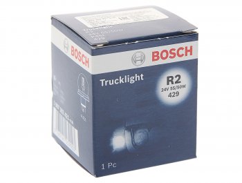 214 р. Лампа 24V R2 5550W P45t Trucklight BOSCH BOSCH 1987302421  с доставкой в г. Кемерово. Увеличить фотографию 3