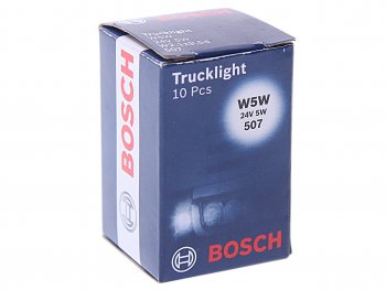 34 р. Лампа 24V W5W T10W W2.1x9.5d Trucklight BOSCH BOSCH 1987302518  с доставкой в г. Кемерово. Увеличить фотографию 2