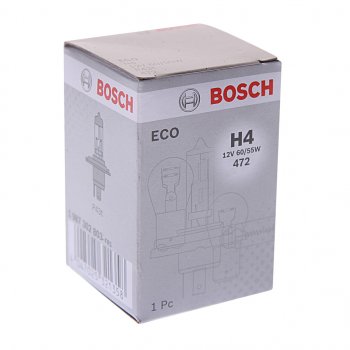 162 р. Лампа 12V H4 6055W P43t Eco BOSCH BOSCH 1987302803  с доставкой в г. Кемерово. Увеличить фотографию 3