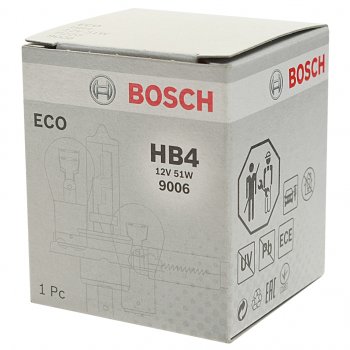 299 р. Лампа 12V HB4 51W P22d Eco BOSCH BOSCH 1987302808  с доставкой в г. Кемерово. Увеличить фотографию 3