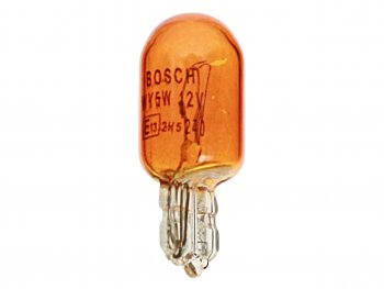 38 р. Лампа 12V WY5W W2.1x9.5d желтая Eco BOSCH BOSCH 1987302820  с доставкой в г. Кемерово. Увеличить фотографию 1