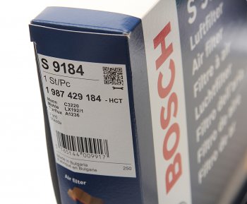 969 р. Фильтр воздушный MAZDA 3 (03-) (1.4/1.6) BOSCH BOSCH 1987429184 BOSCH 1987429184  с доставкой в г. Кемерово. Увеличить фотографию 2